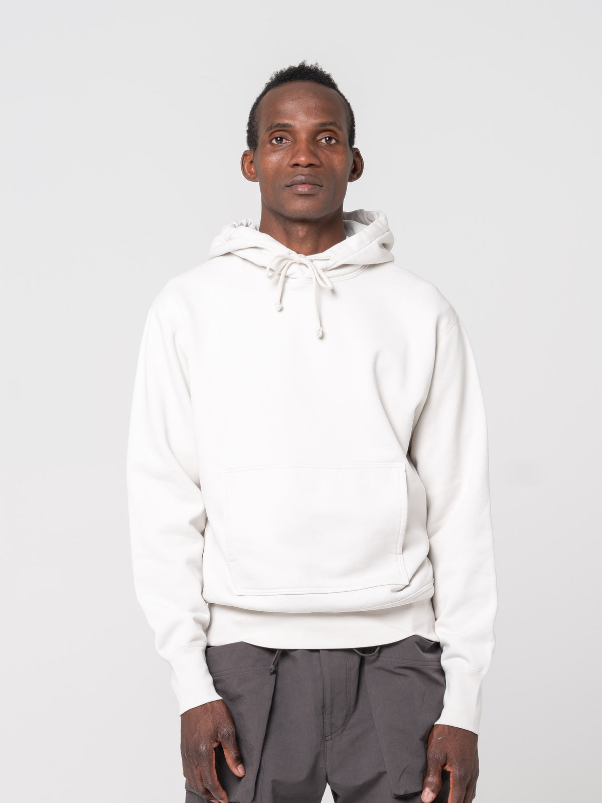 Sweatshirt Hoodie, Blanc Cassé