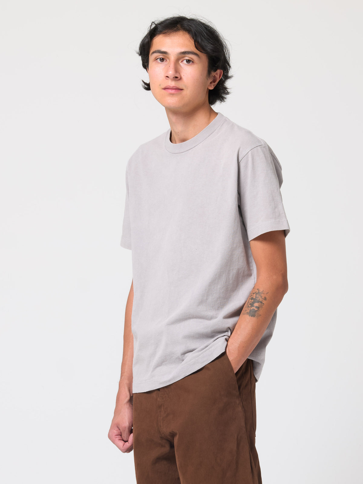 T-Shirt Municipal Hand Dye, Oak Iron