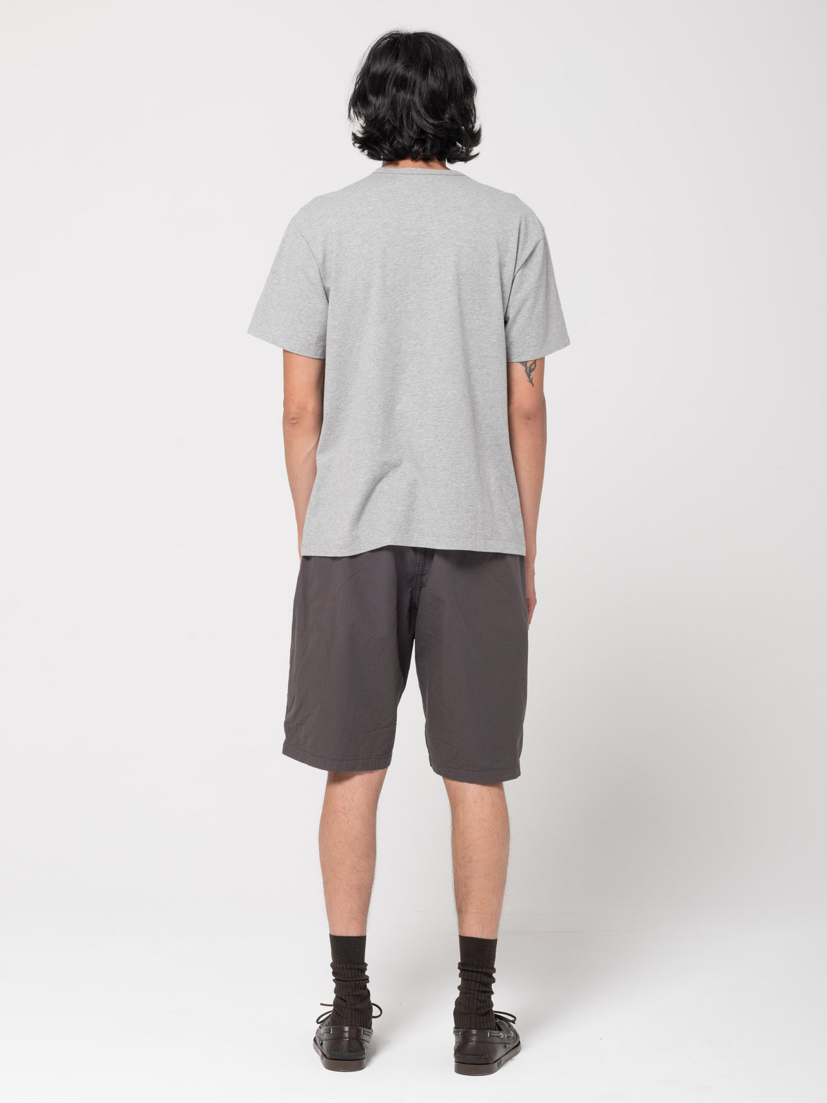 Short New Yorker Wide, Charcoal Grey