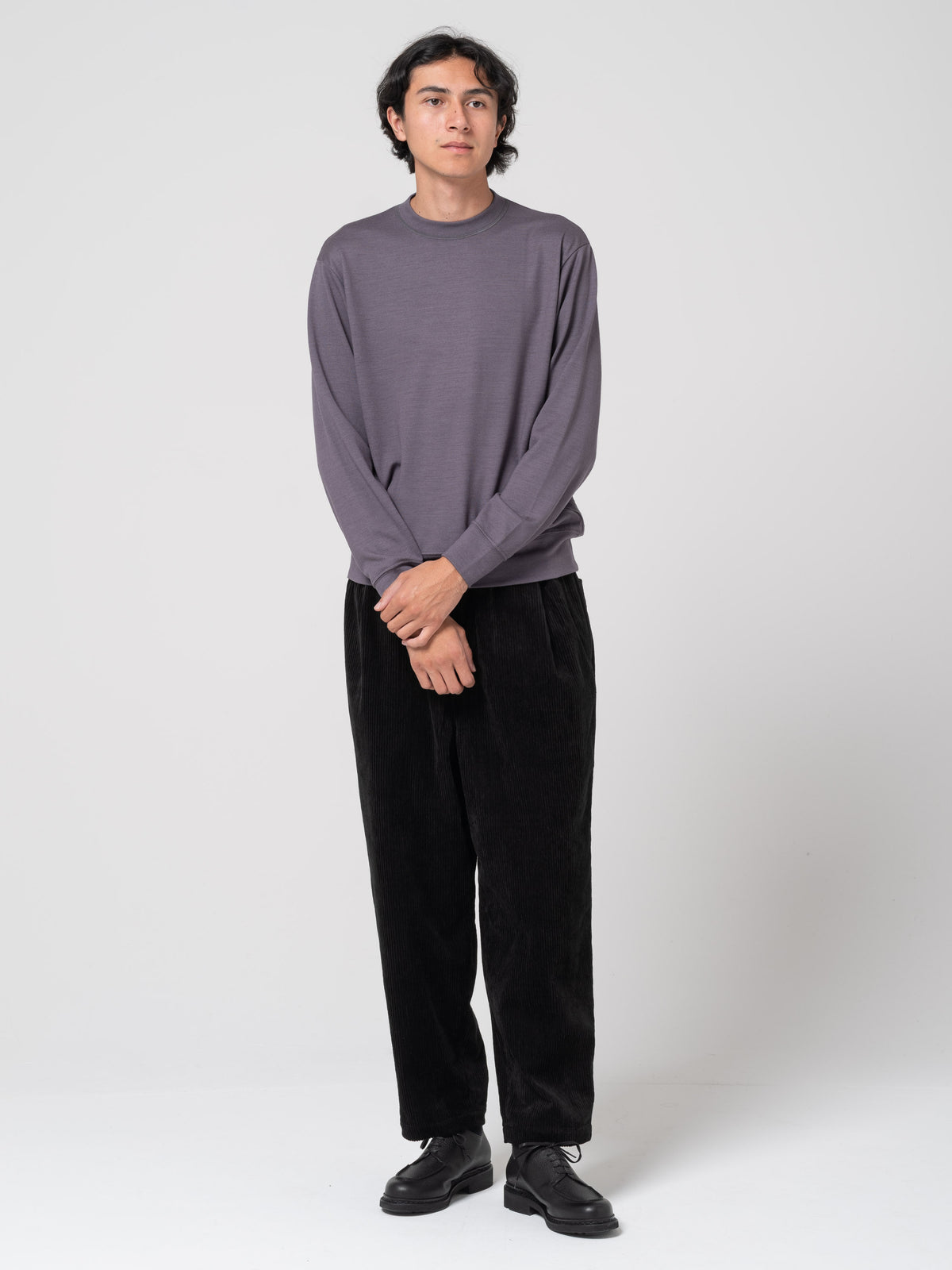 Pantalon en Velours, Noir