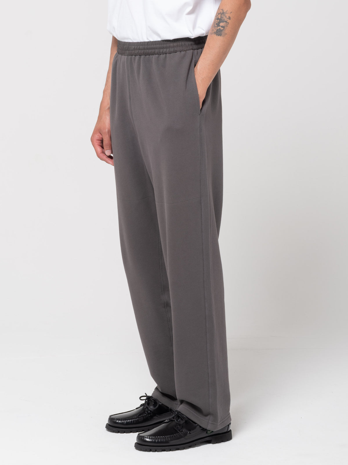 Sweatpant Woven WB, Pewter