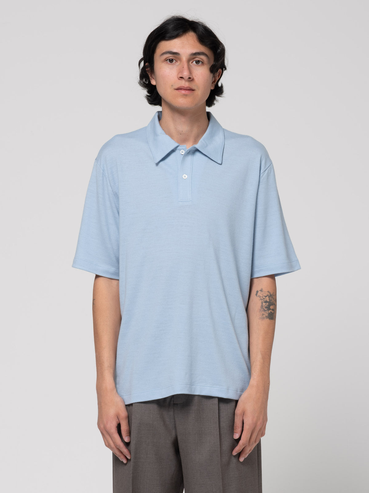 Polo Summer Wool, Light Blue