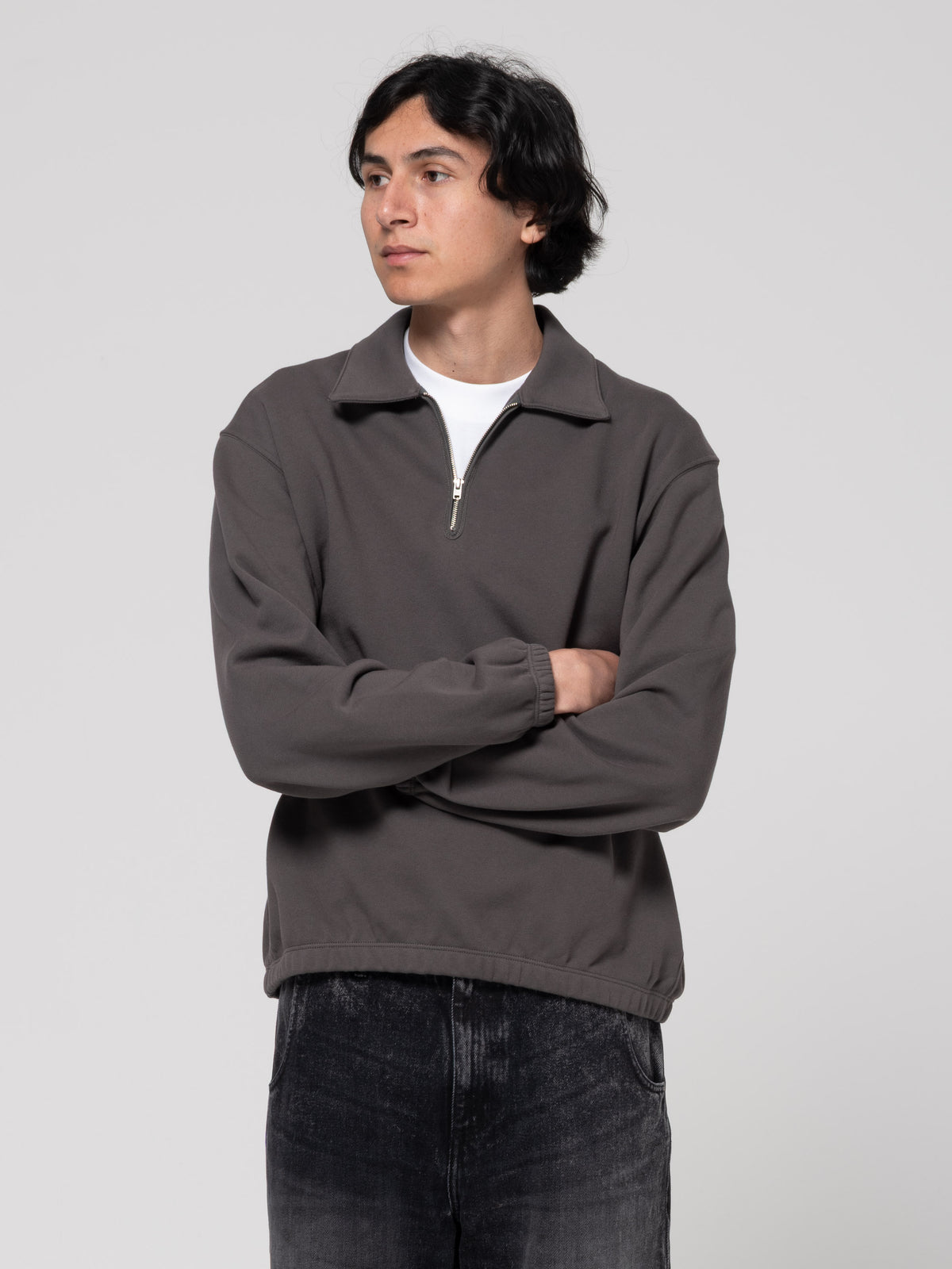 Sweatshirt Topper, Pewter
