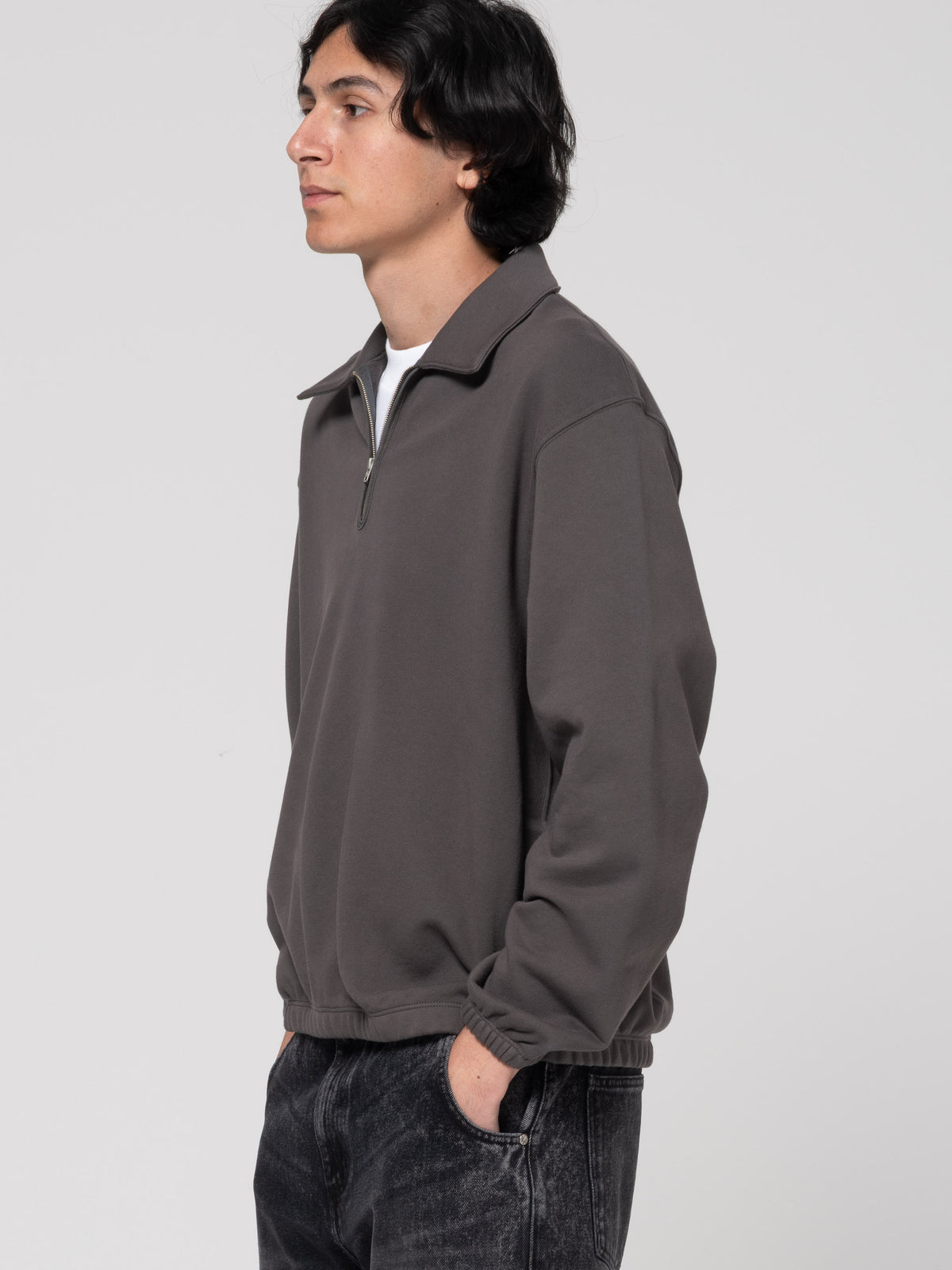 Sweatshirt Topper, Pewter