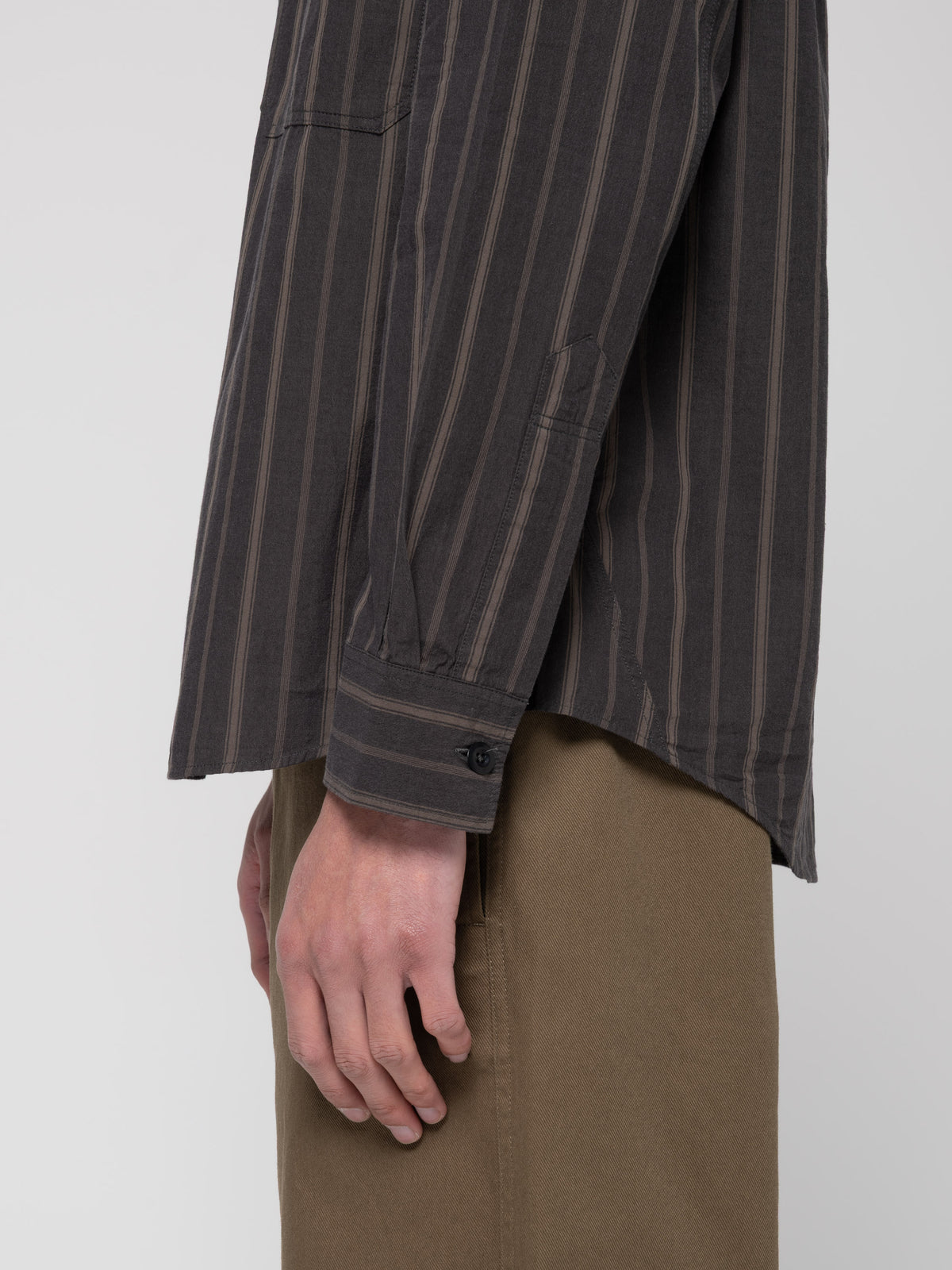 Chemise Basic MHL, Off Black/Khaki