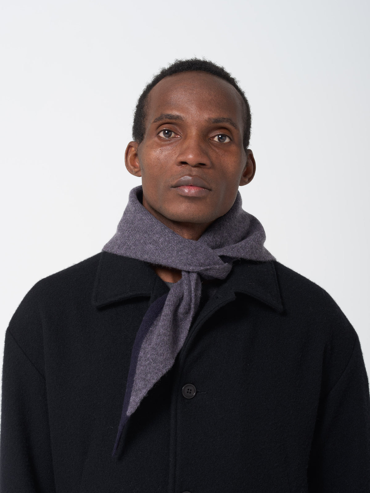 Foulard Scout, Gris/Encre