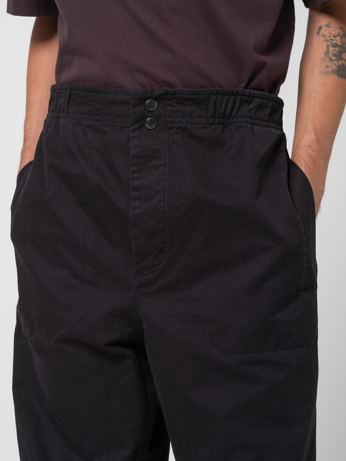 Pantalon Twisted Canvas MHL, Noir