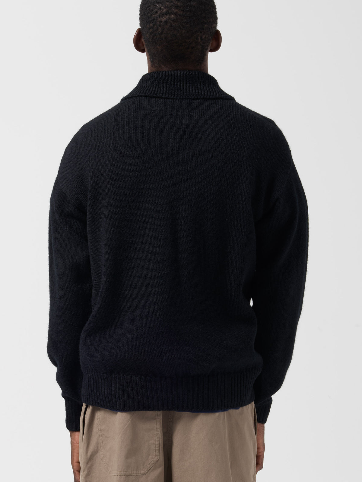 Pull Col Polo MHL, Noir