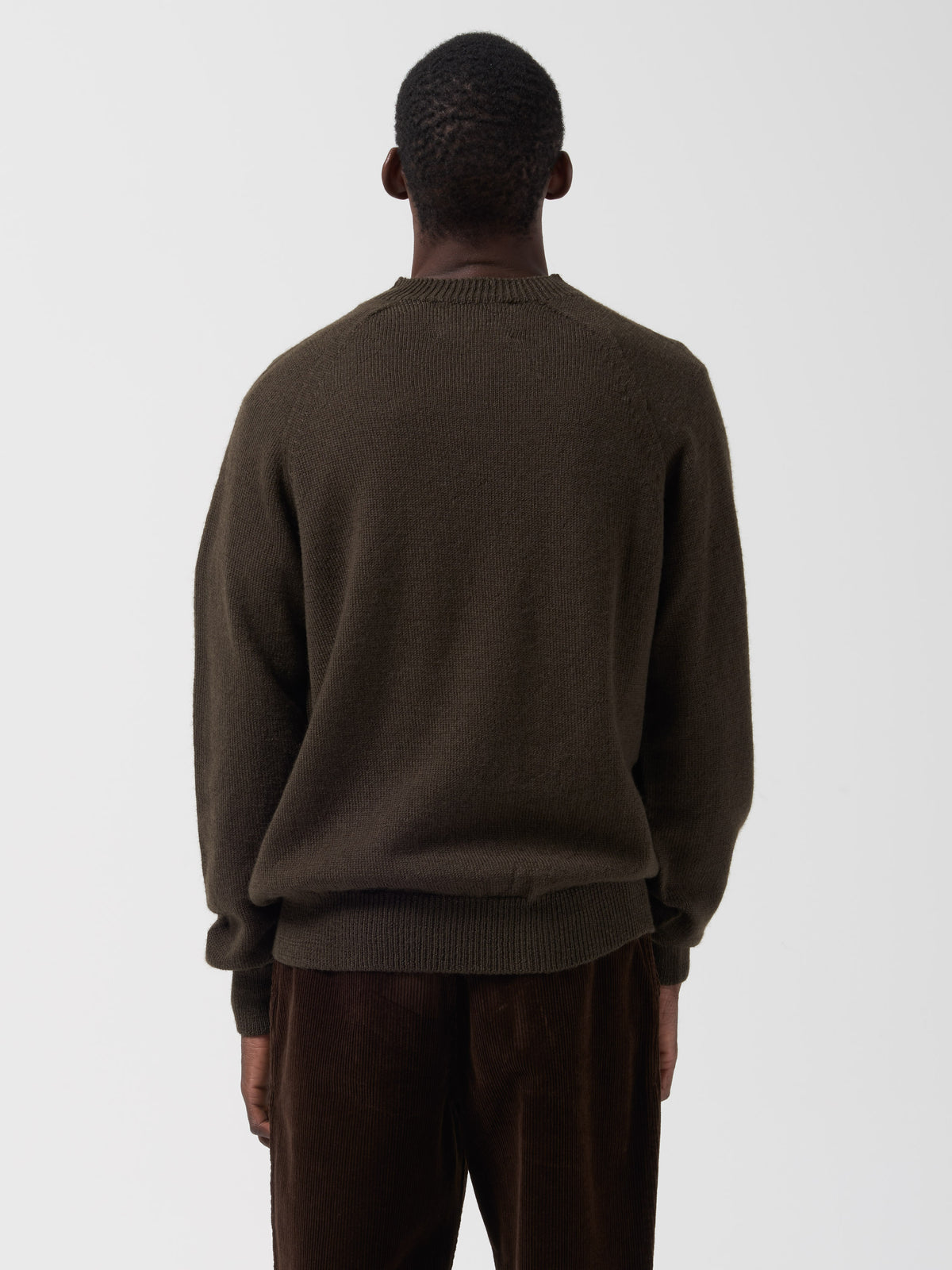 Pull Col Rond MHL, Olive