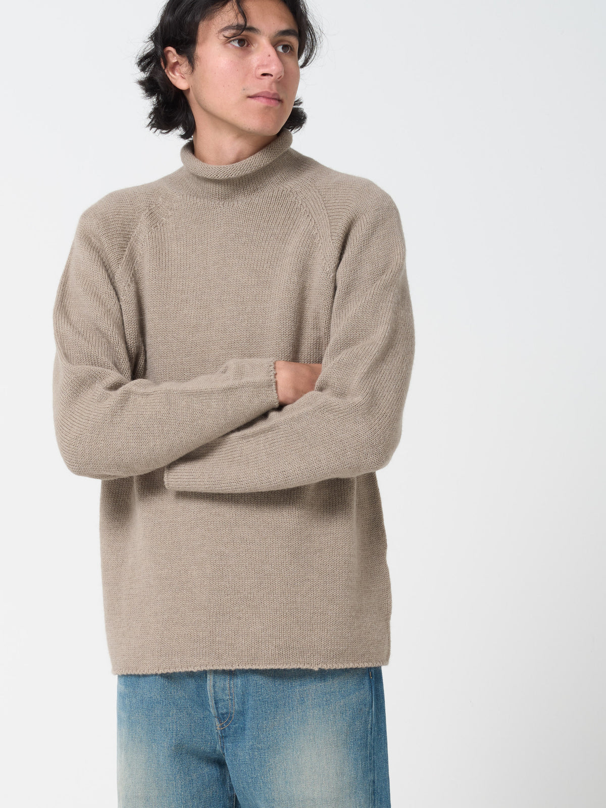 Pull Edge Roll Neck MHL, Taupe