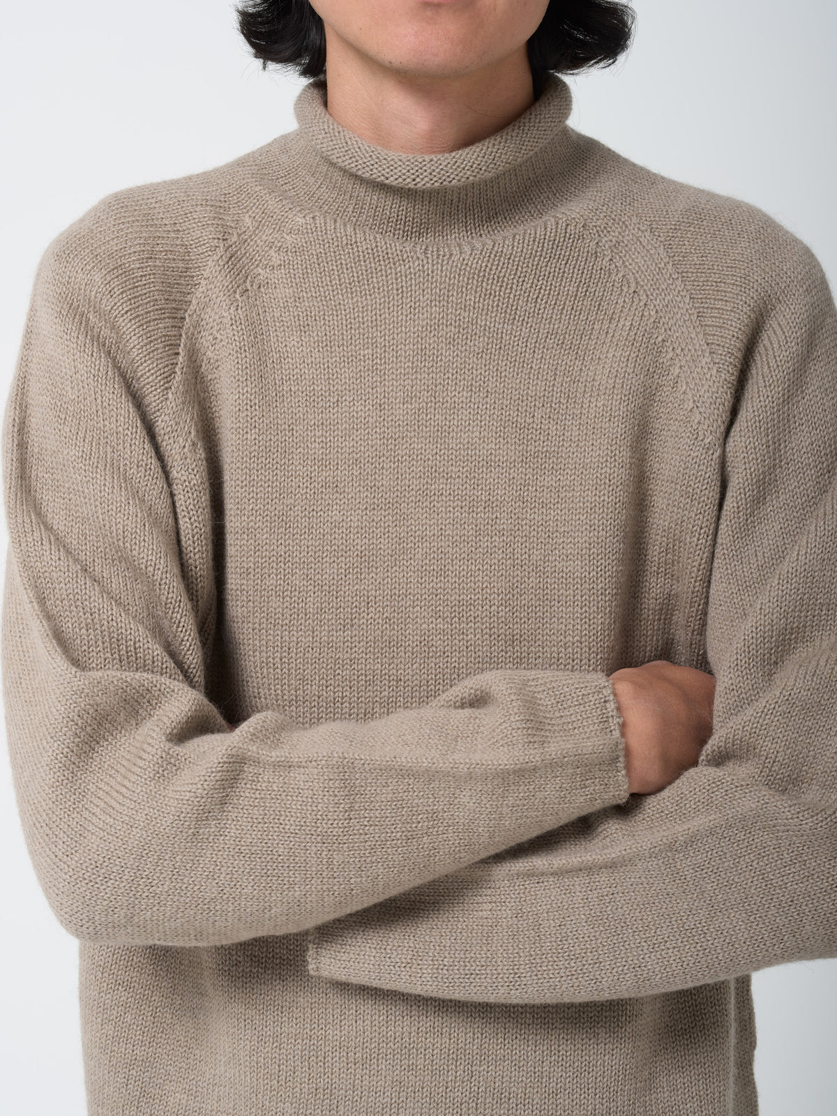Pull Edge Roll Neck MHL, Taupe