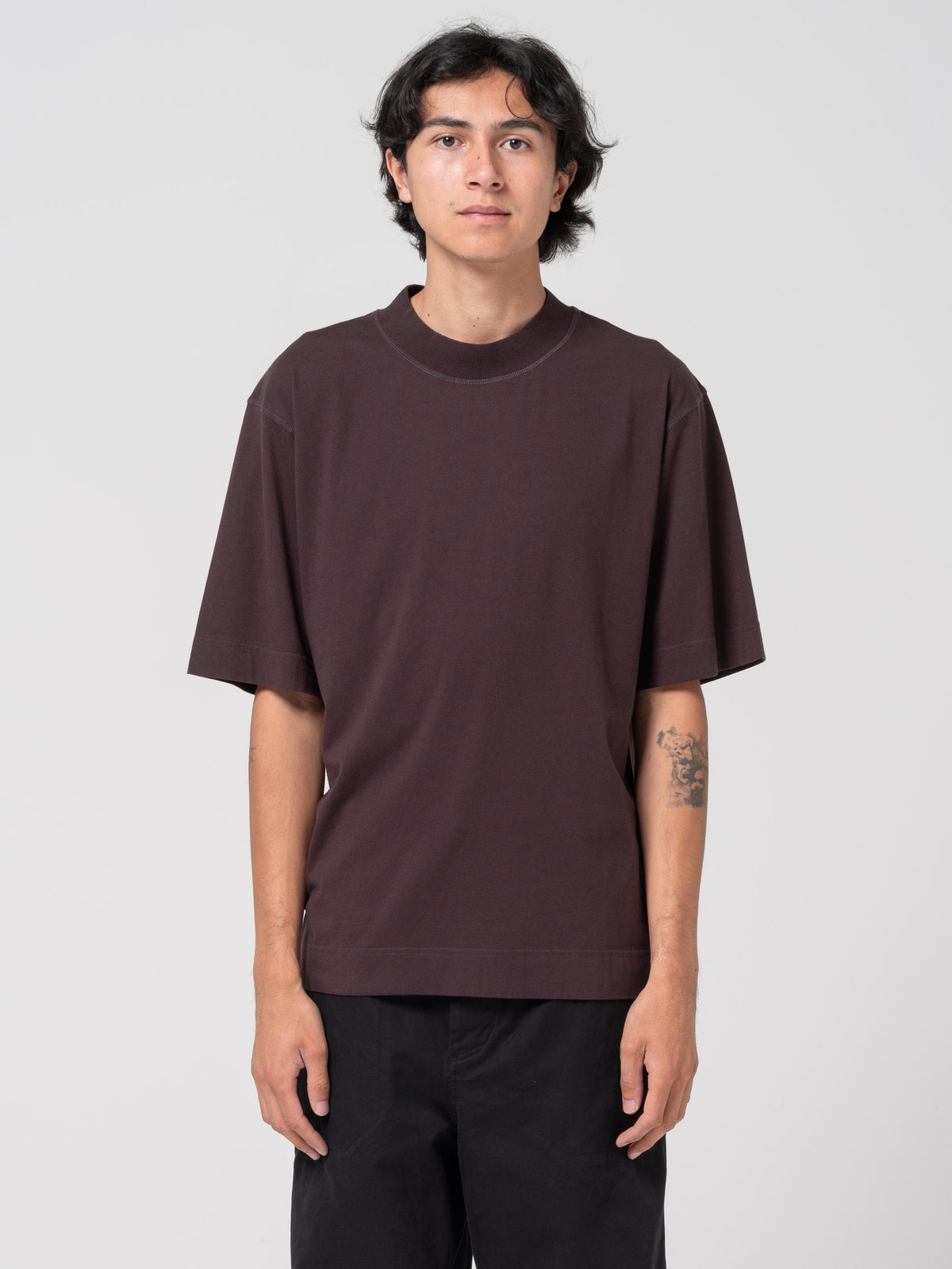 T-Shirt Flatlock MHL, Mahogany