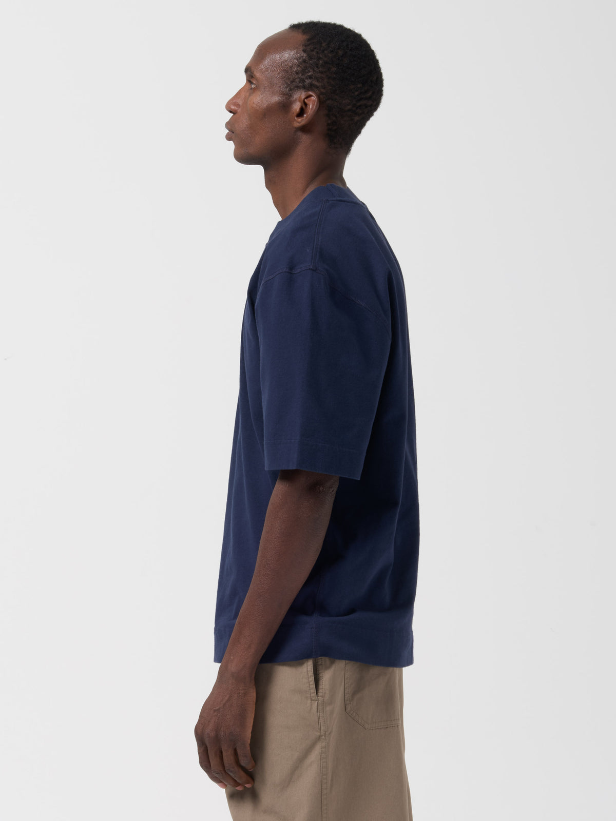 T-Shirt Flatlock, Indigo
