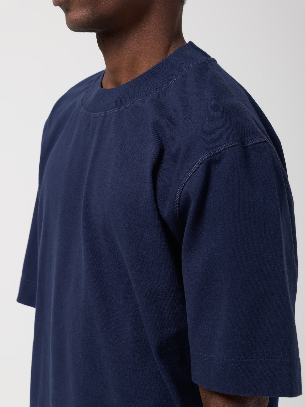 T-Shirt Flatlock, Indigo