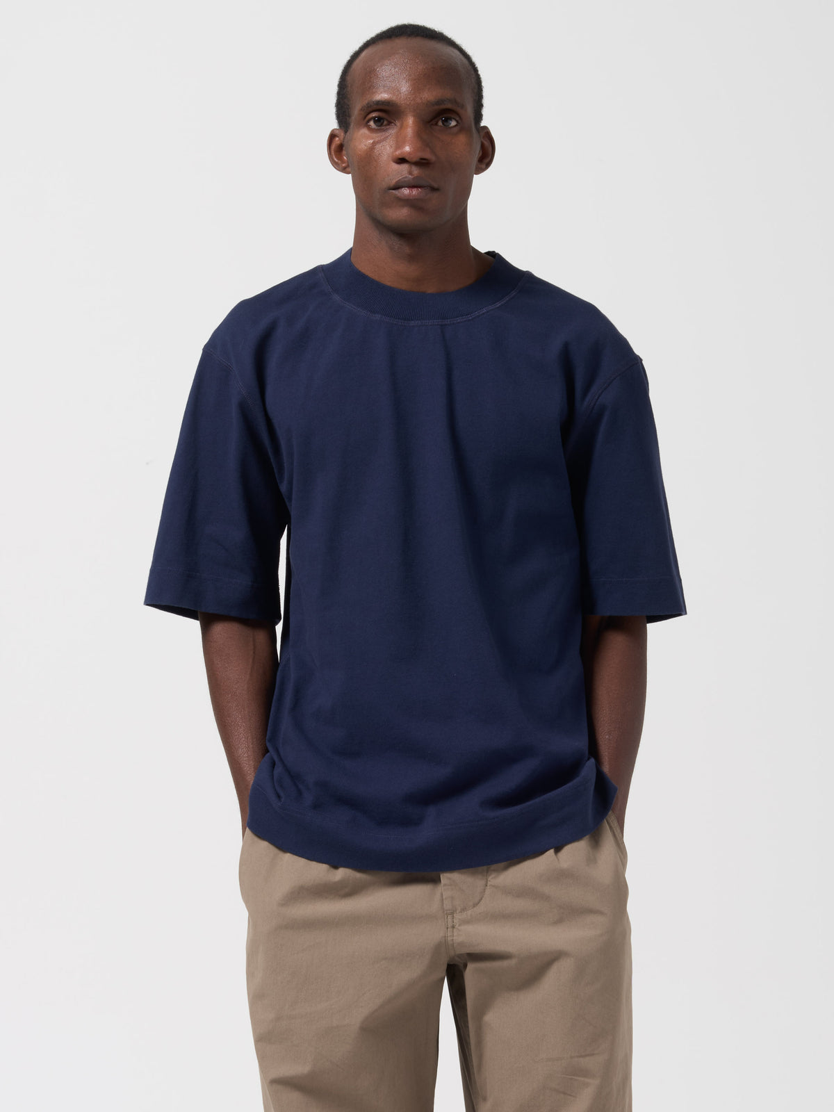 T-Shirt Flatlock, Indigo