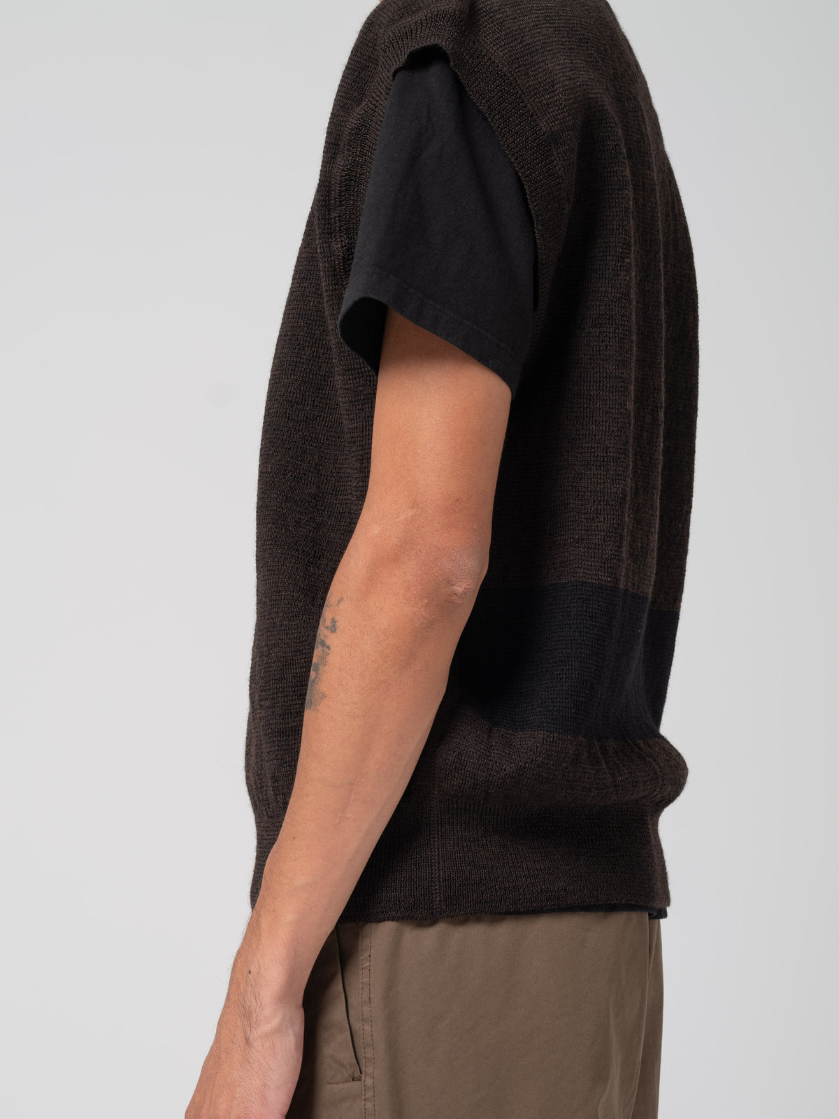 Gilet MHL, Marron Foncé