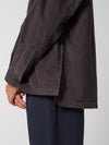 Chemise en Velours de Coton Brut, Plomb