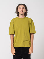 T-Shirt Simple en Coton et Lin, Zeste