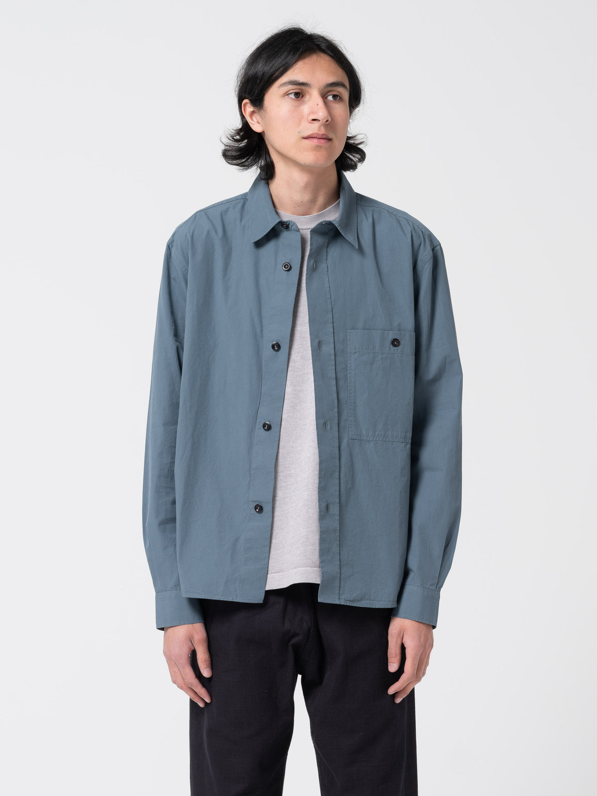 Chemise Overall MHL, Bleu Mineral
