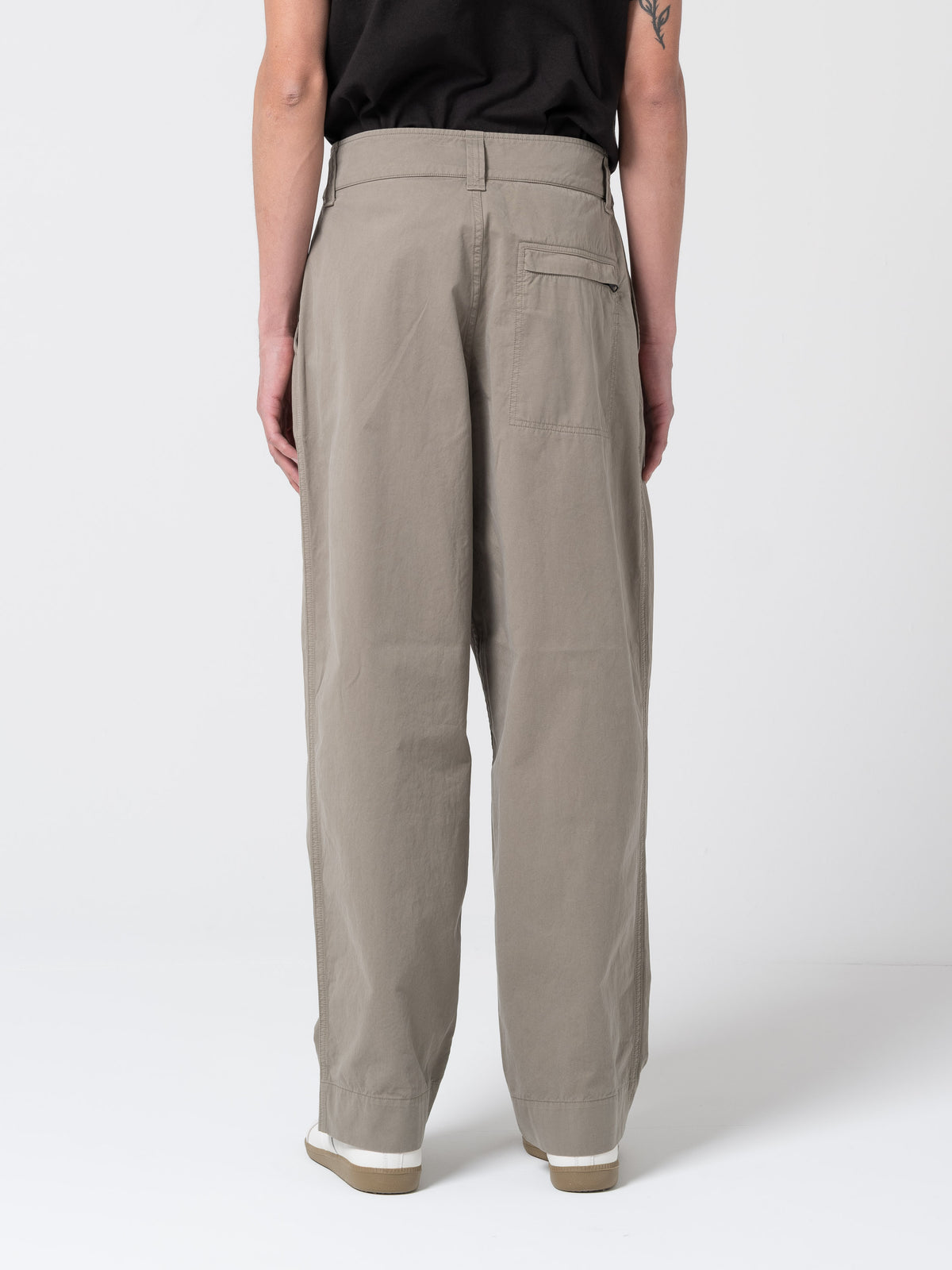 Pantalon à Plis Surpiqués MHL, Eucalyptus