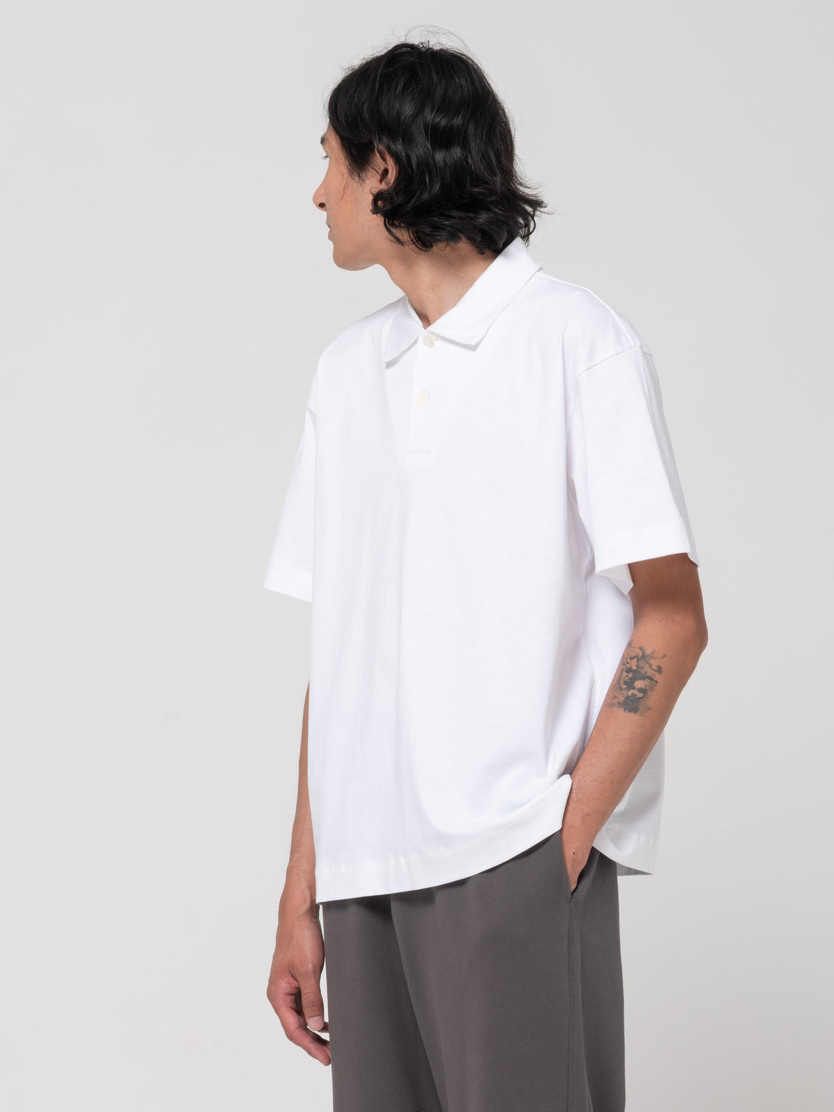 Polo Jersey, White
