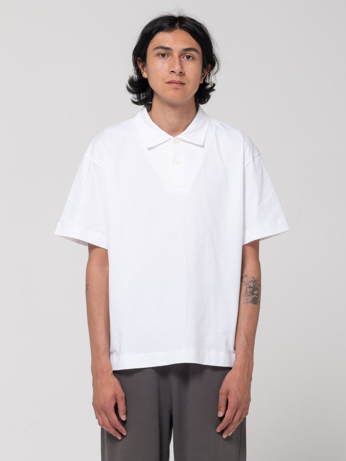 Polo Jersey, White