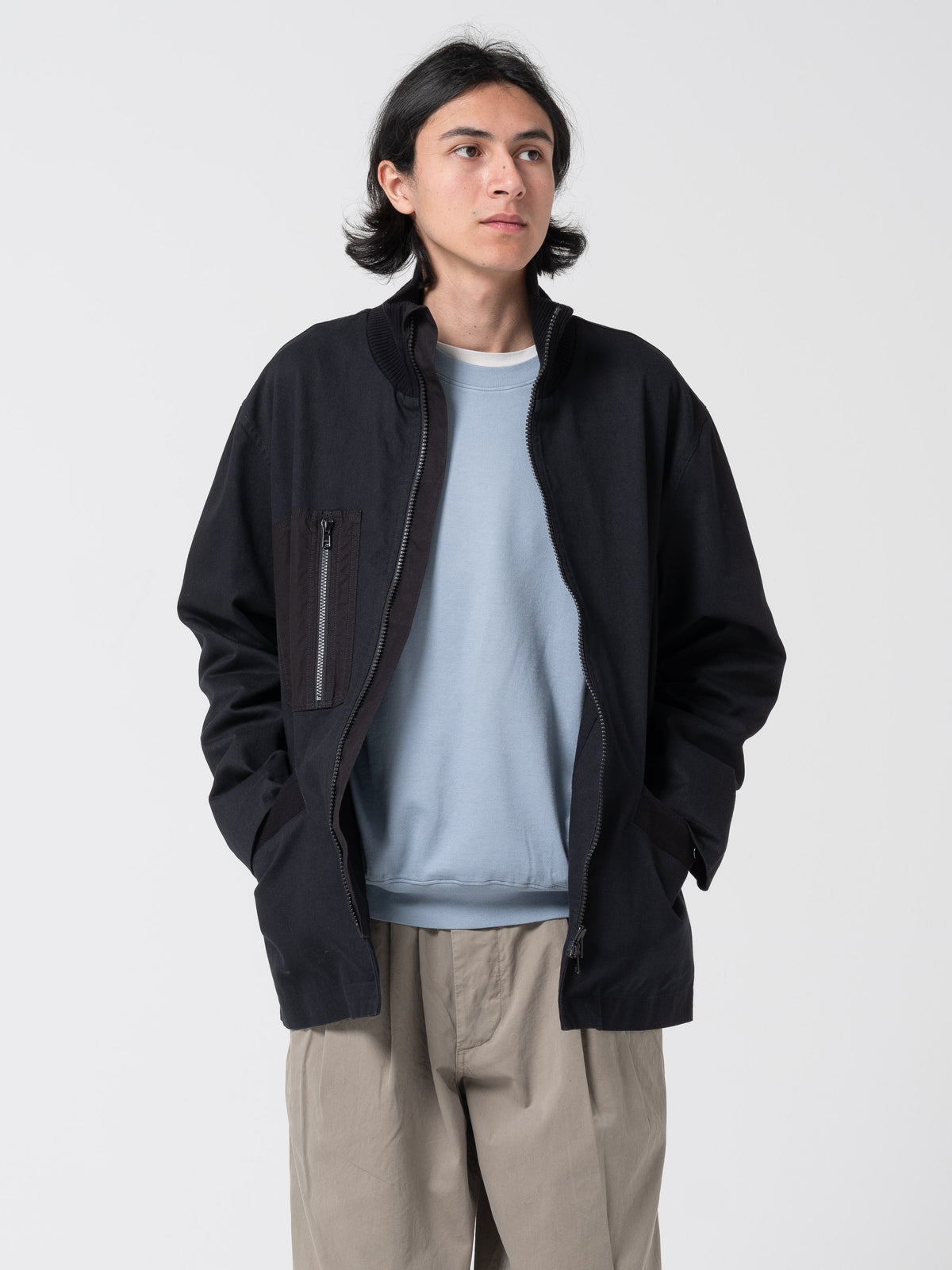 Blouson en Drill MHL, Noir