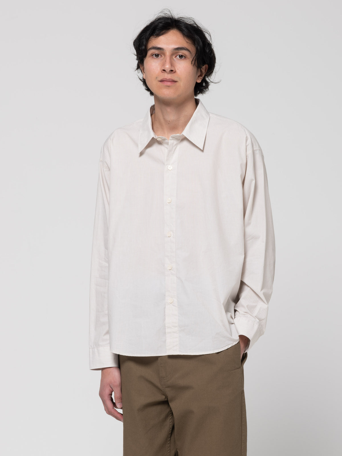 Chemise Exact, Pale Office Stripe