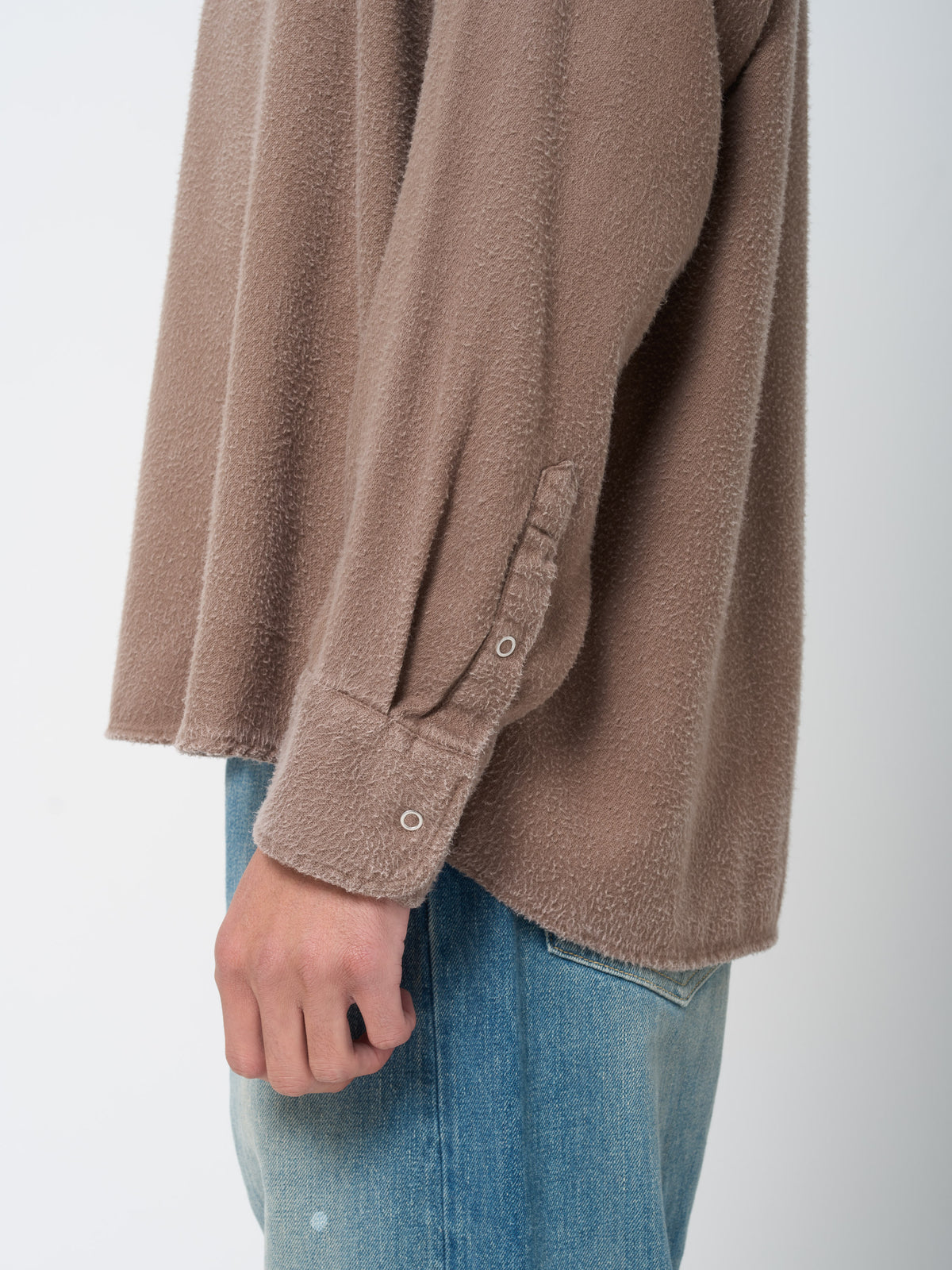 Chemise Gambler, Dark Taupe Fuzz