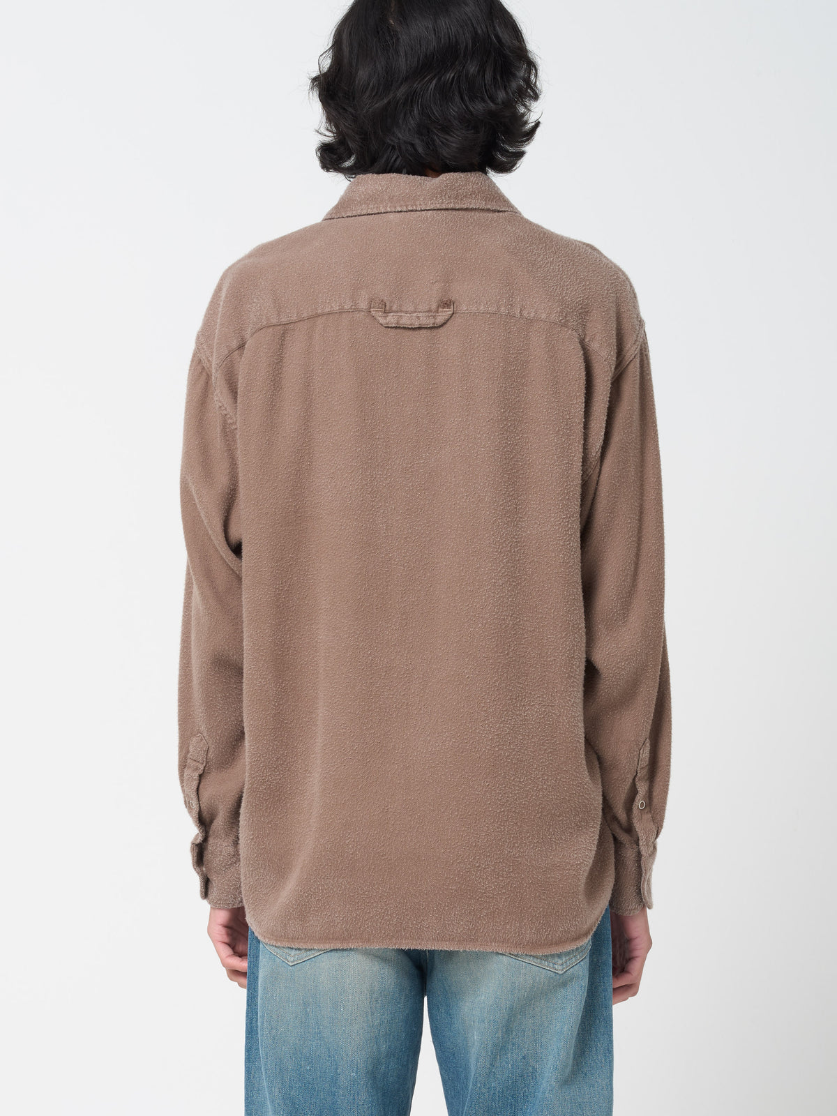 Chemise Gambler, Dark Taupe Fuzz