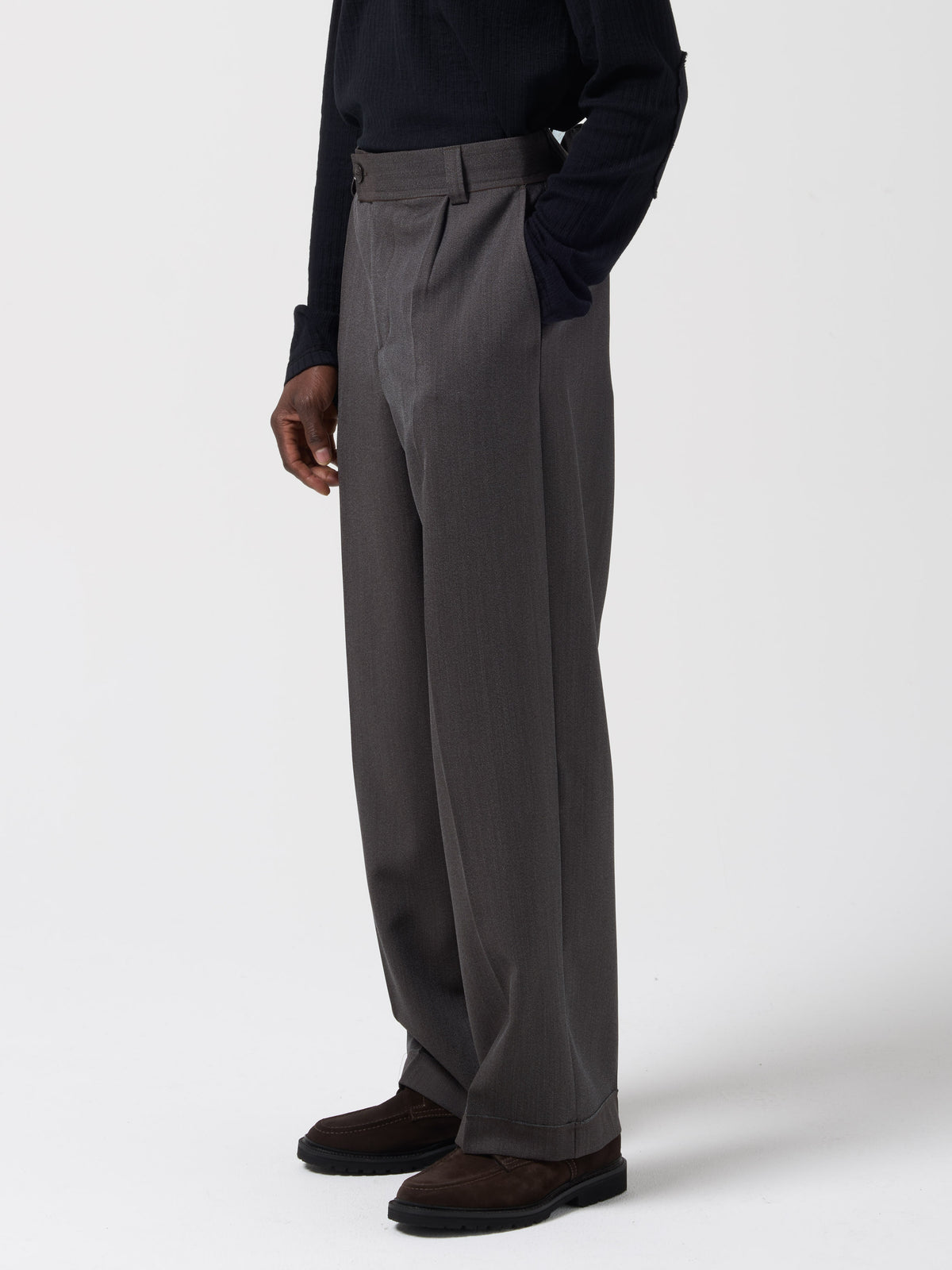 Pantalon Patch, Taupe