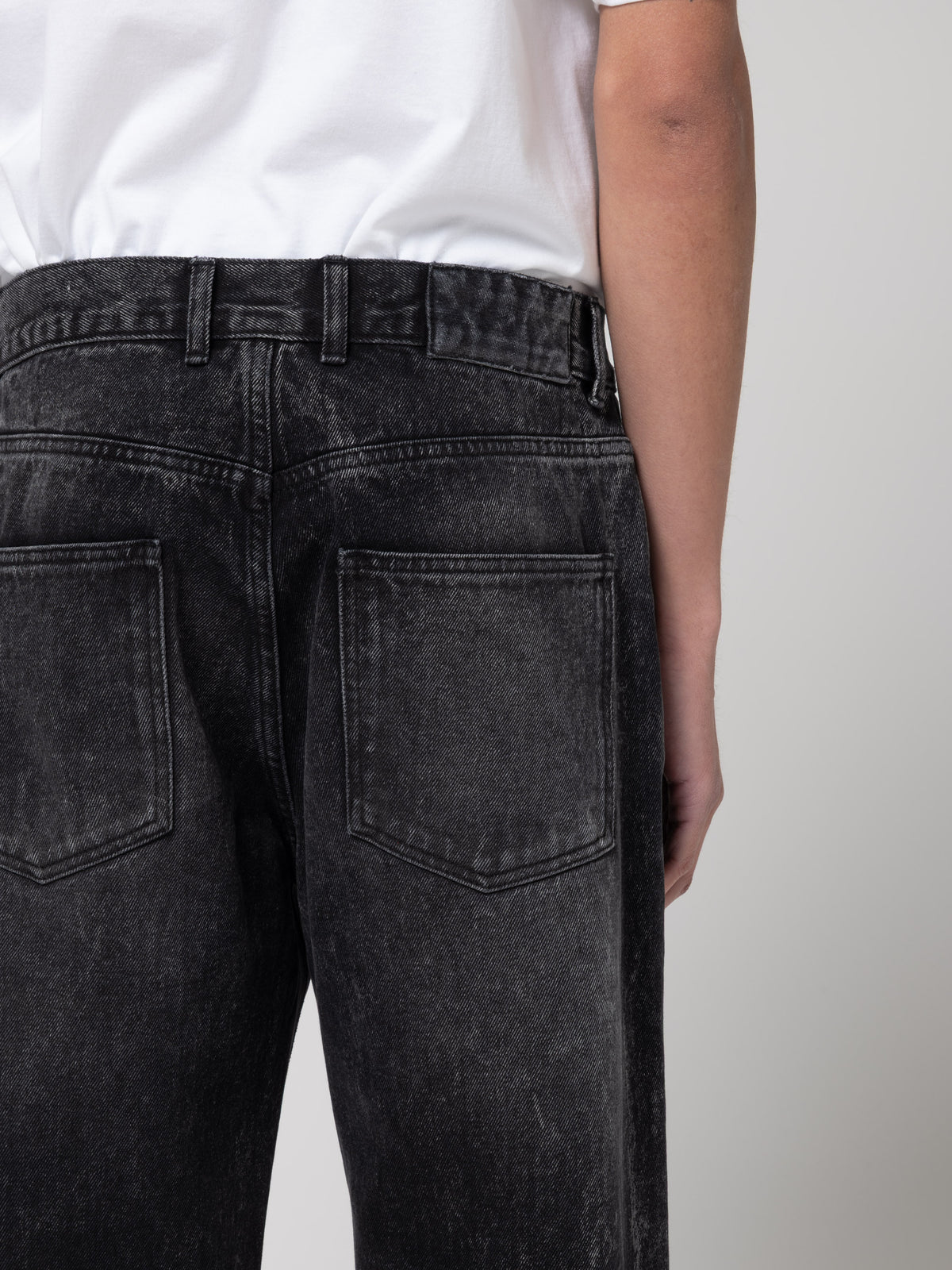 Jean Straight, Stonewashed Black