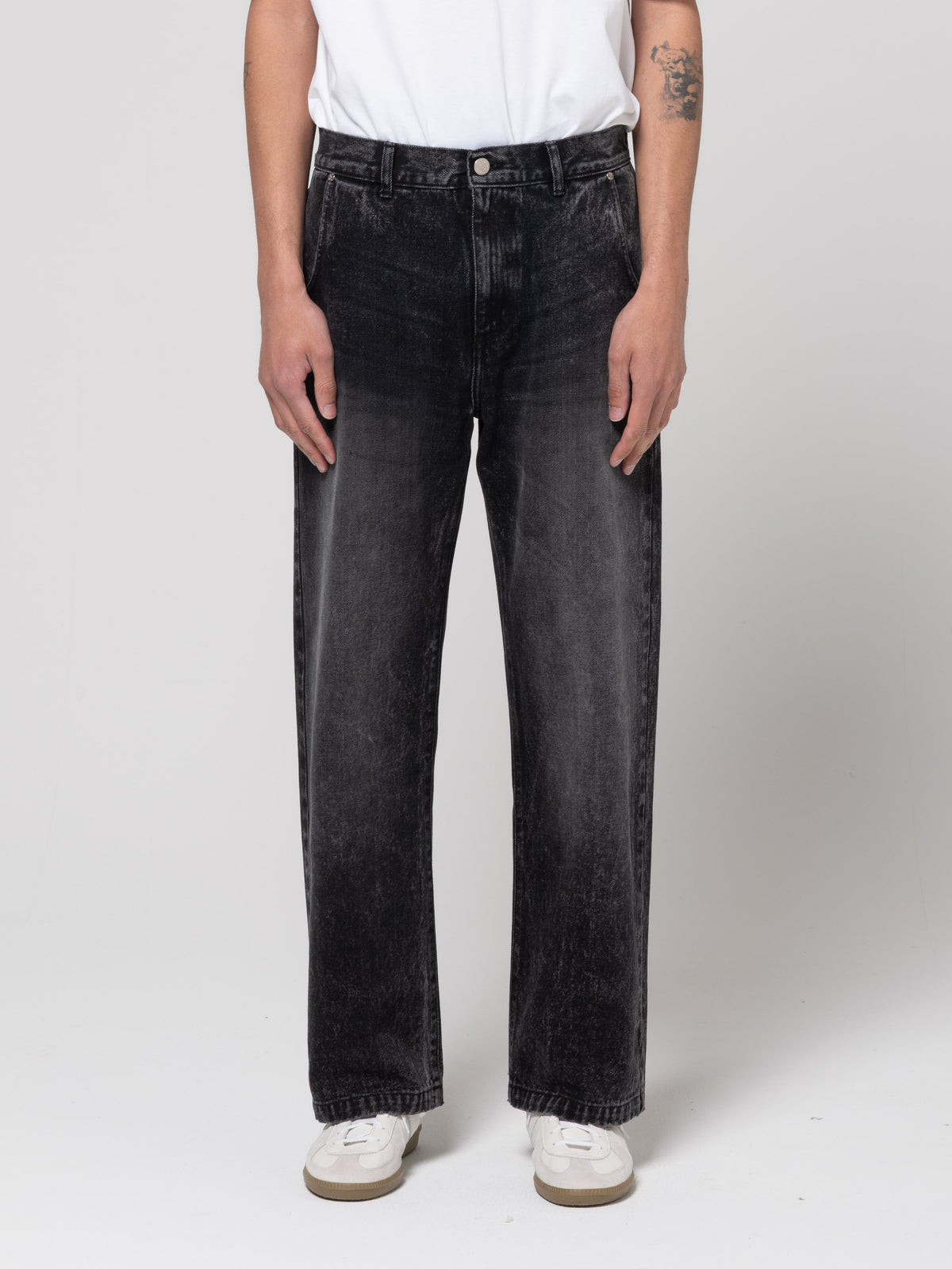 Jean Straight, Stonewashed Black