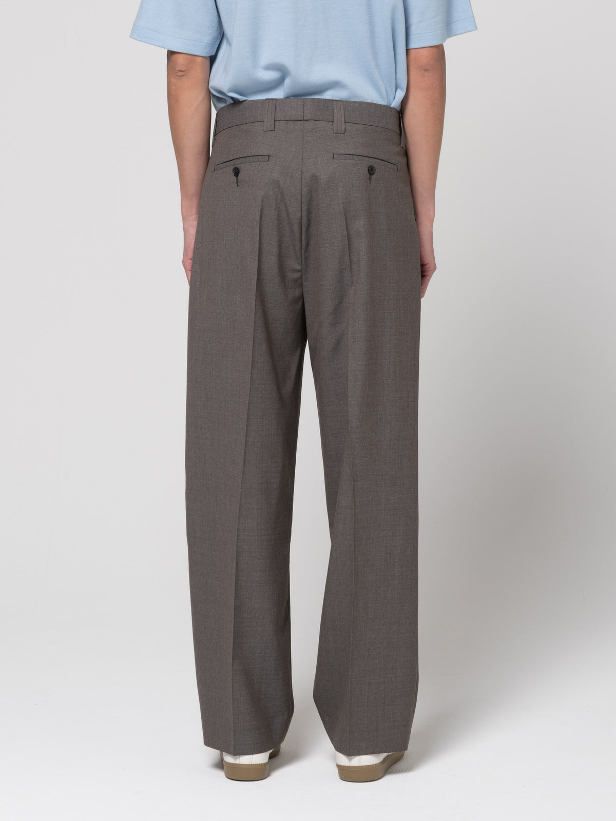 Pantalon Classic, Light Taupe Wool