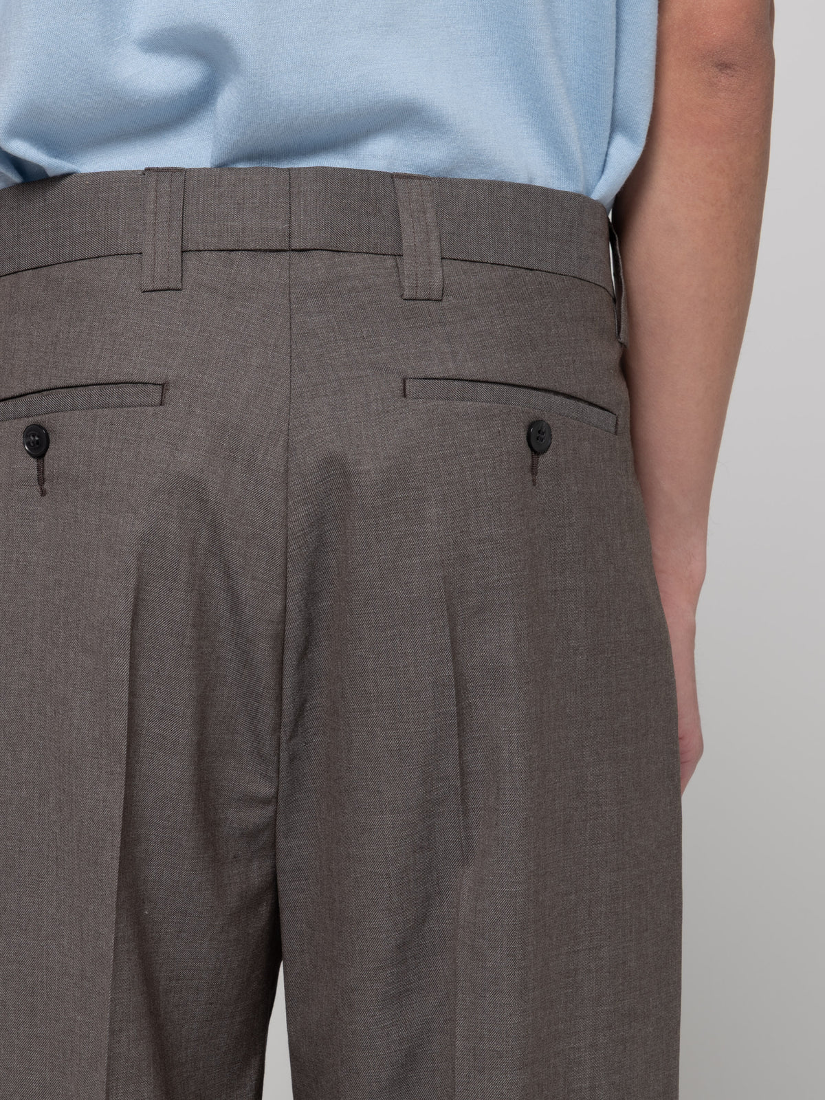 Pantalon Classic, Light Taupe Wool