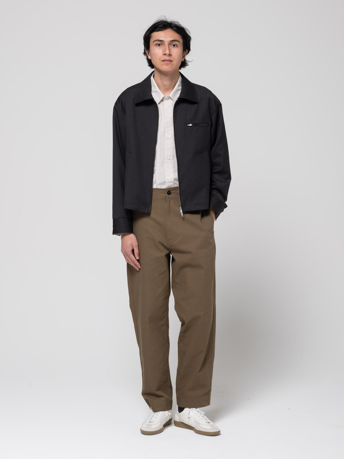 Veste Postal, Anthracite Wool