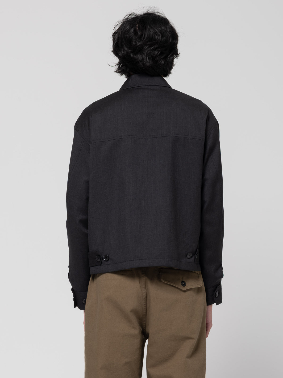 Veste Postal, Anthracite Wool