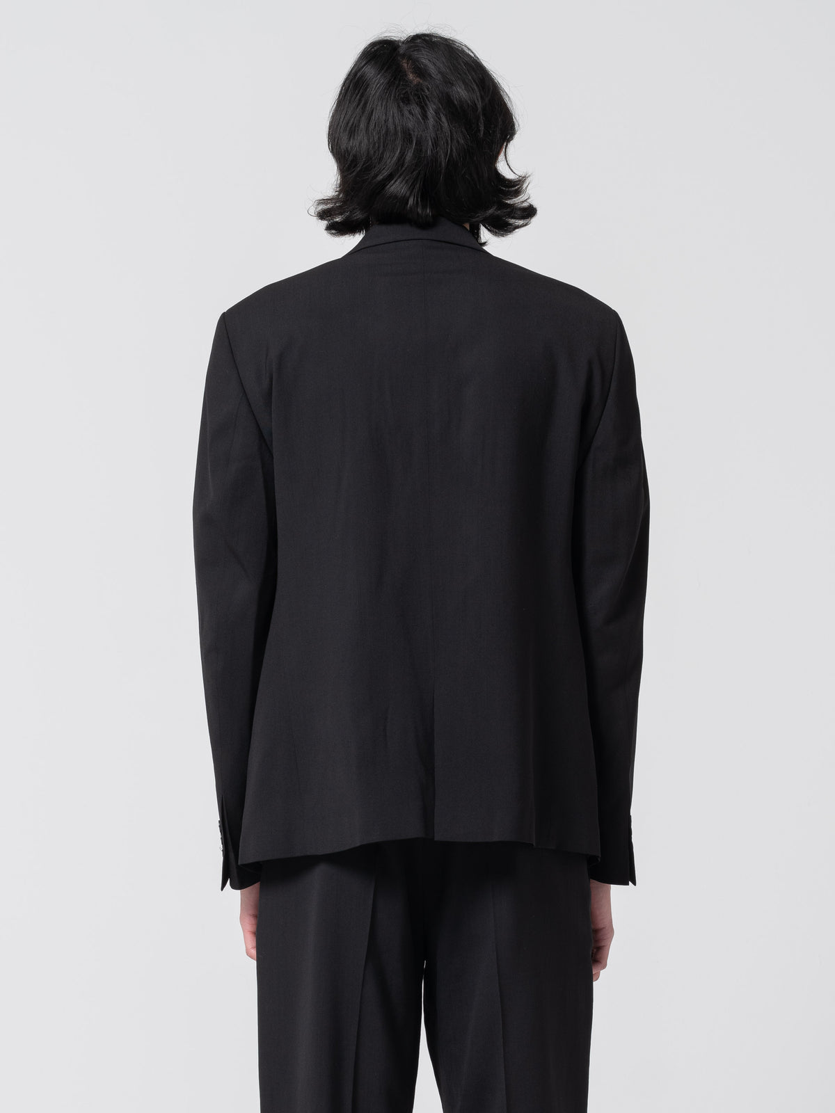 Veste en Laine Tropicale, Noir