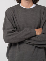 Sweatshirt en Mesh, Gris