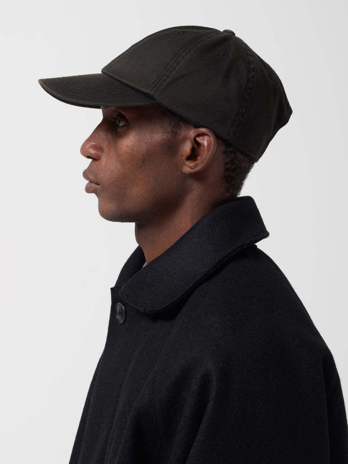 Casquette Chino Delavé, Noir
