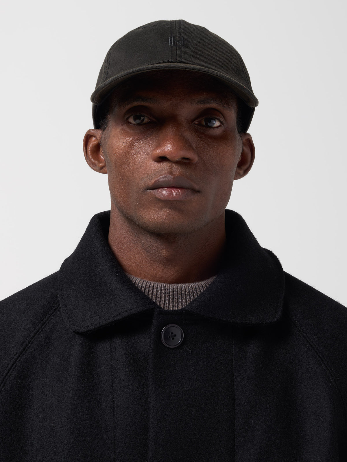 Casquette Chino Delavé, Noir