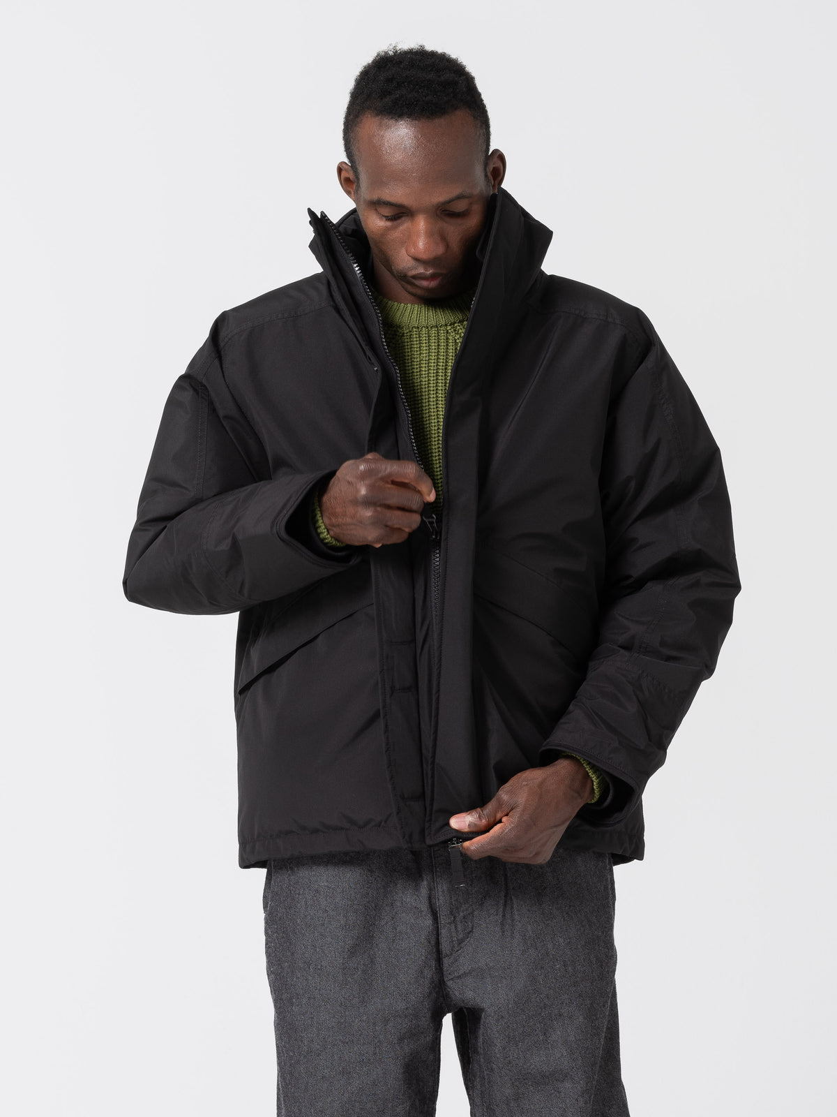 Parka Doublée Courte GTX®, Noir