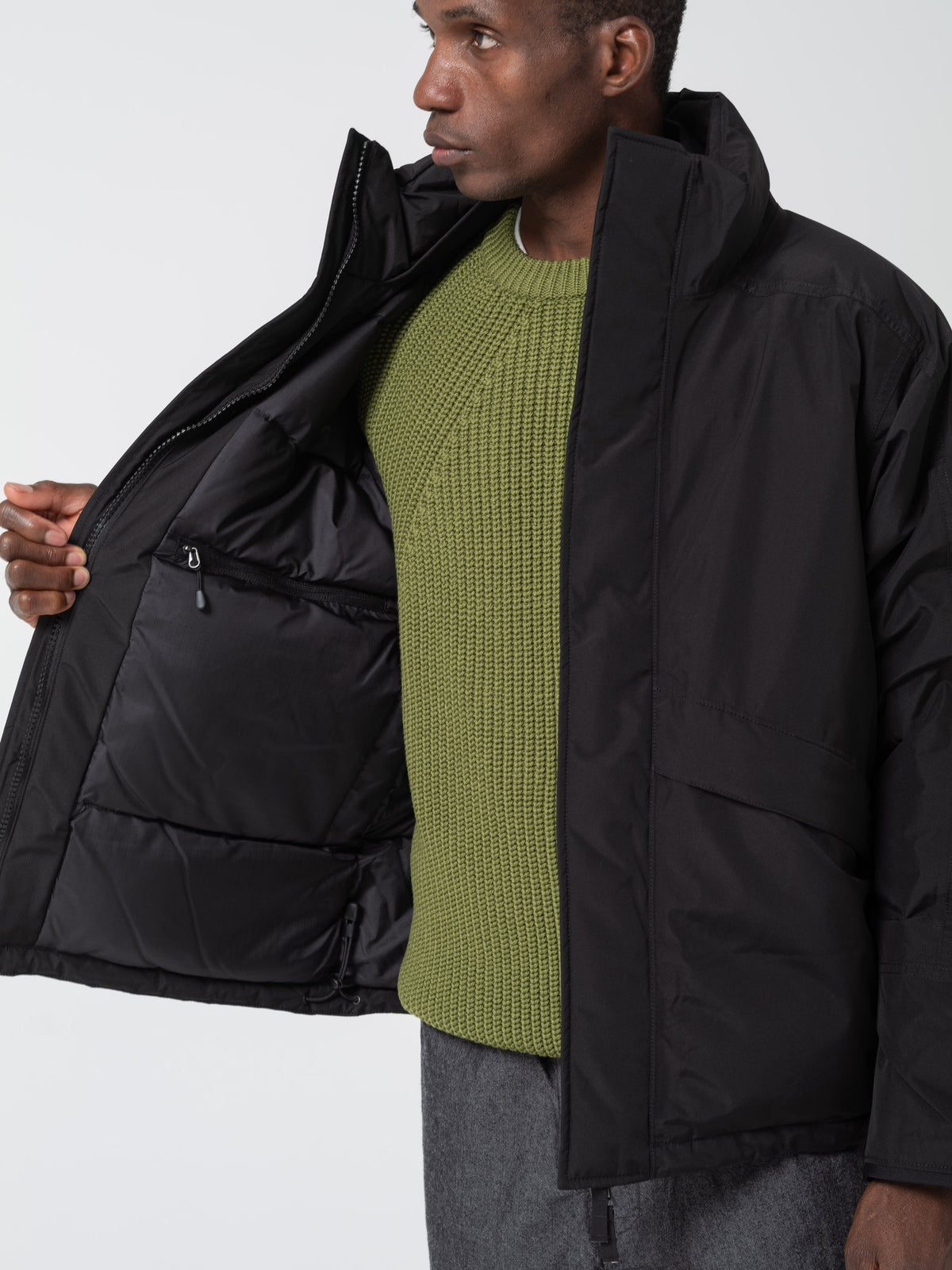 Parka Doublée Courte GTX®, Noir