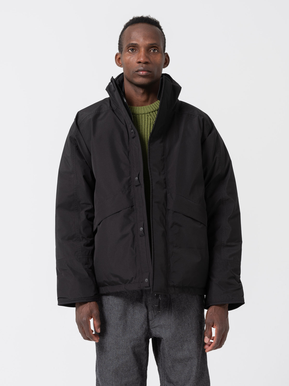 Parka Doublée Courte GTX®, Noir