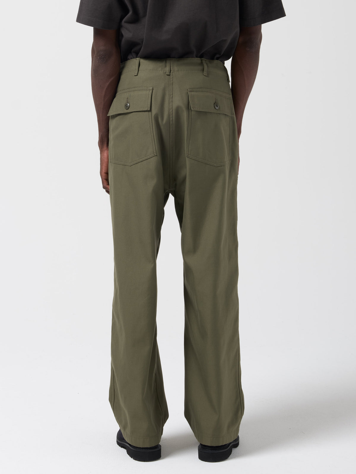 Pantalon Baker Ample, Olive