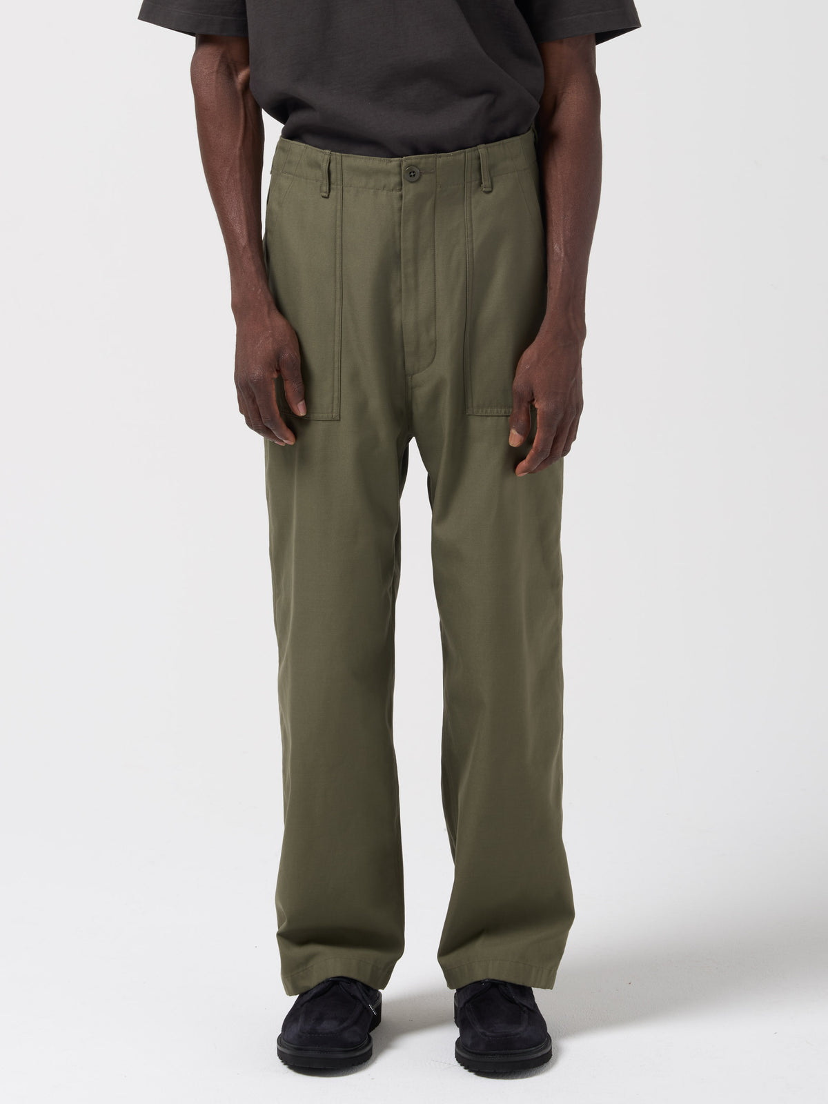 Pantalon Baker Ample, Olive