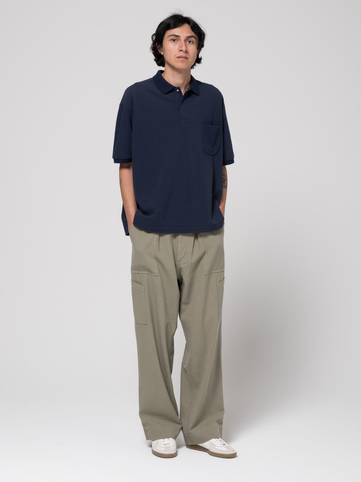 Polo Piqué, Bleu Marine