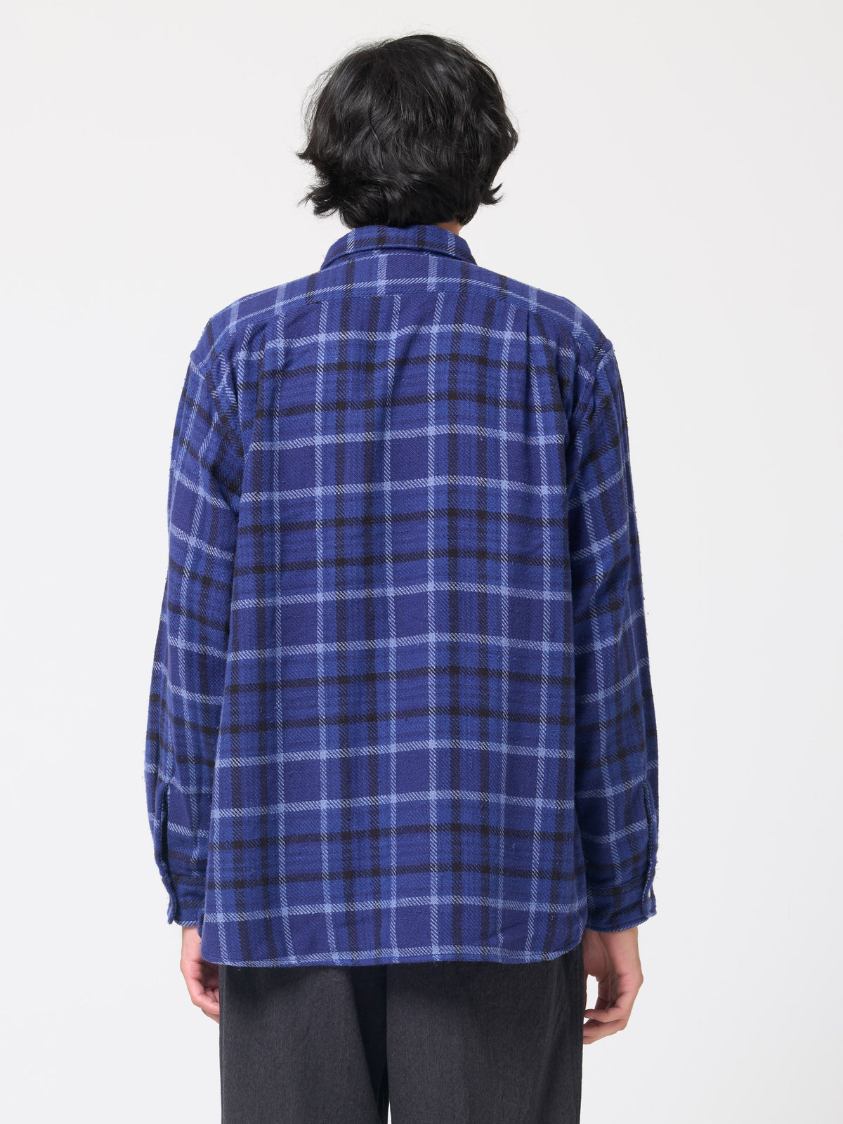 Chemise en Flanelle, Bleu