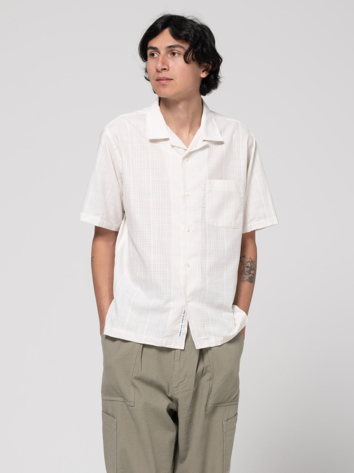 Chemise Panama, Blanc Cassé