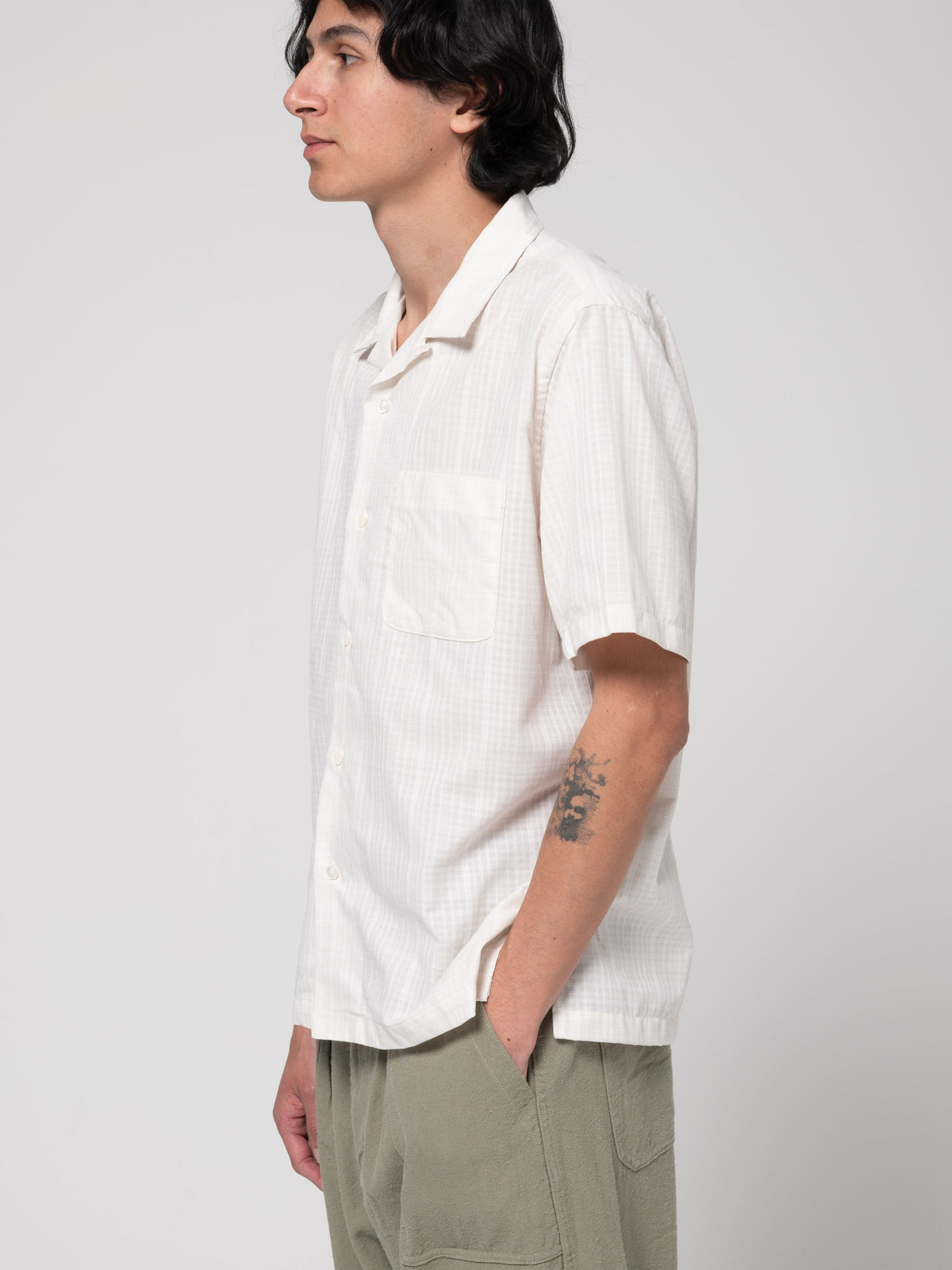 Chemise Panama, Blanc Cassé